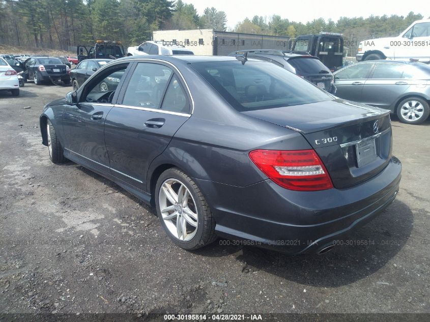 2013 MERCEDES-BENZ C-CLASS C 300 SPORT WDDGF8ABXDR273434