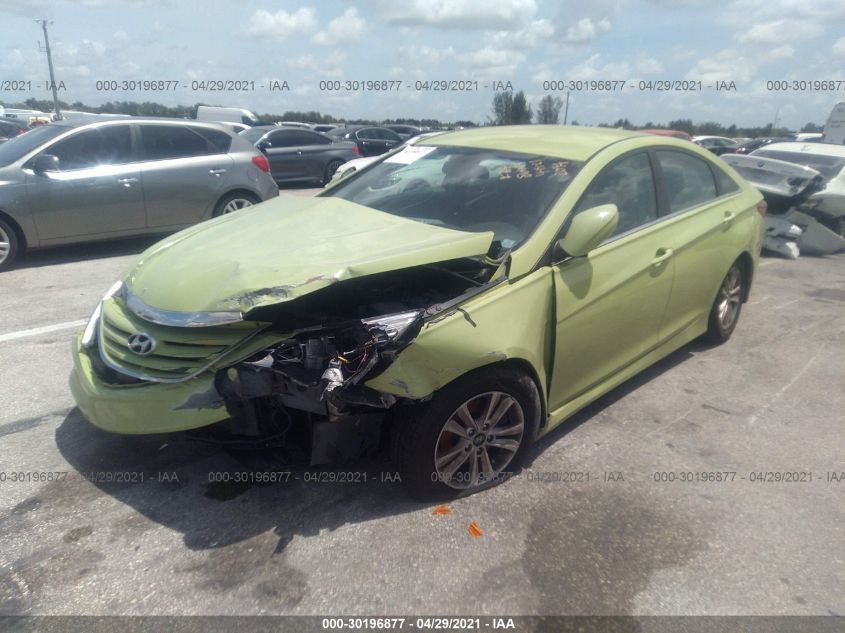2014 HYUNDAI SONATA GLS 5NPEB4AC6EH872094