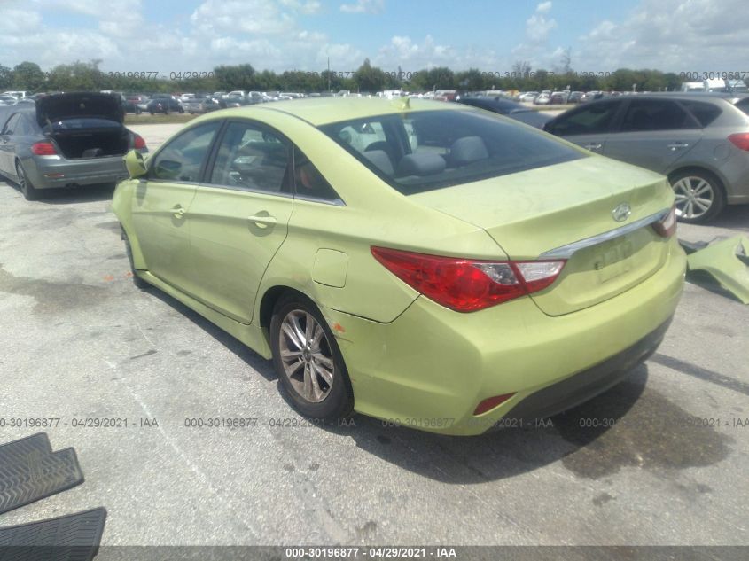 2014 HYUNDAI SONATA GLS 5NPEB4AC6EH872094