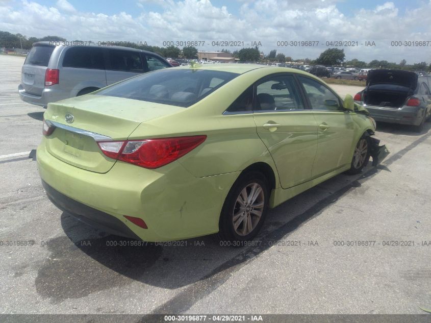 2014 HYUNDAI SONATA GLS 5NPEB4AC6EH872094