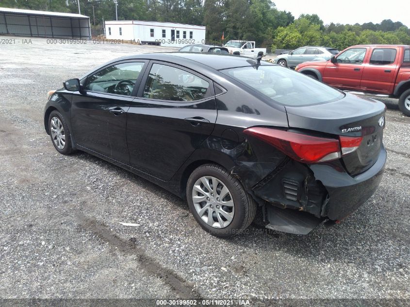 2013 HYUNDAI ELANTRA GLS KMHDH4AE5DU593831