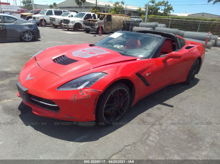 2014 CHEVROLET CORVETTE STINGRAY Z51 2LT 1G1YK2D7XE5111691