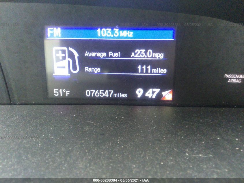2015 HONDA CIVIC SEDAN EX-L 19XFB2F91FE213447