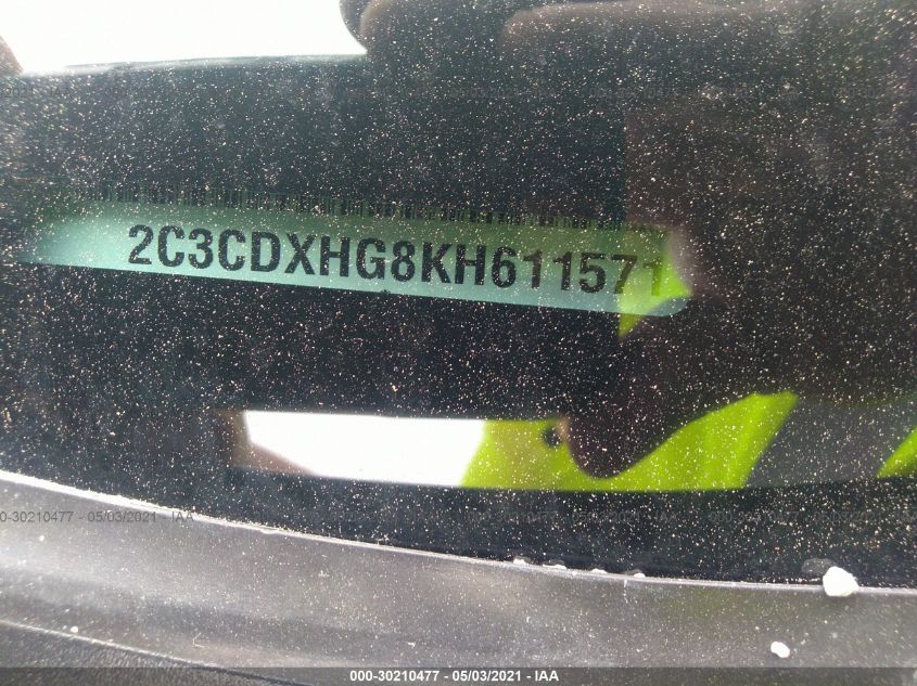 2019 DODGE CHARGER GT 2C3CDXHG8KH611571