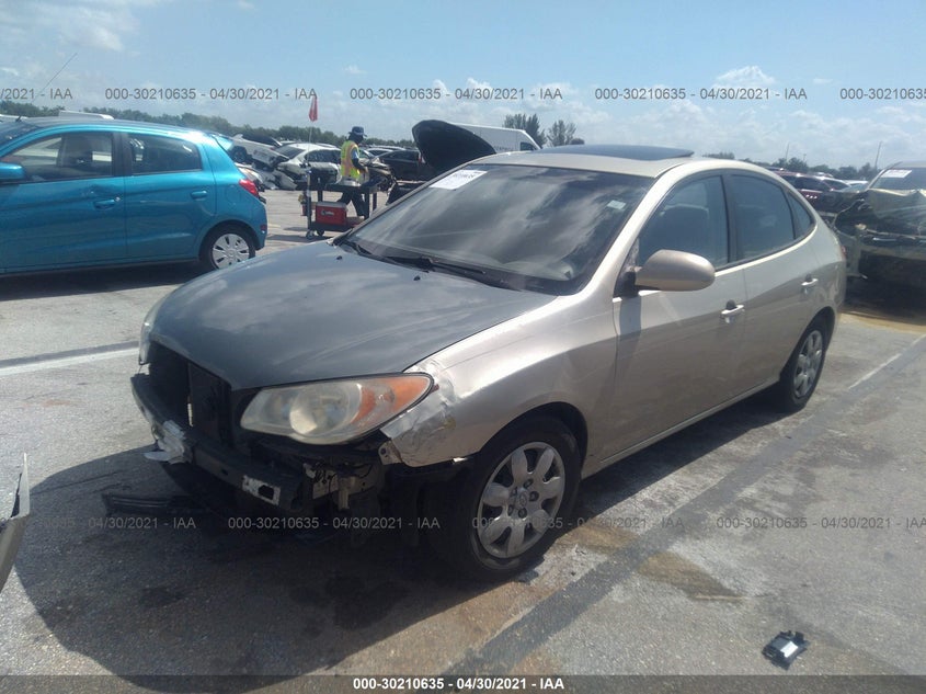 2007 HYUNDAI ELANTRA VIN: KMHDU46D87U205023