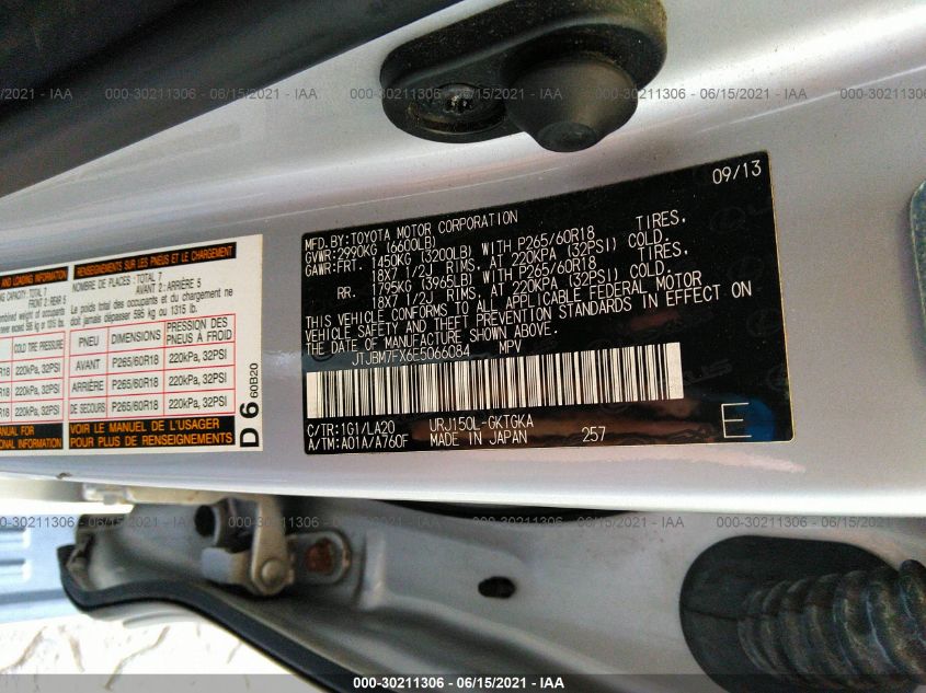 2014 LEXUS GX 460 00000000000006608