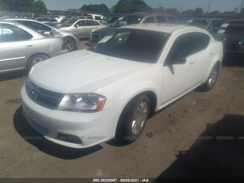 2013 DODGE AVENGER SE 1C3CDZAB4DN582722