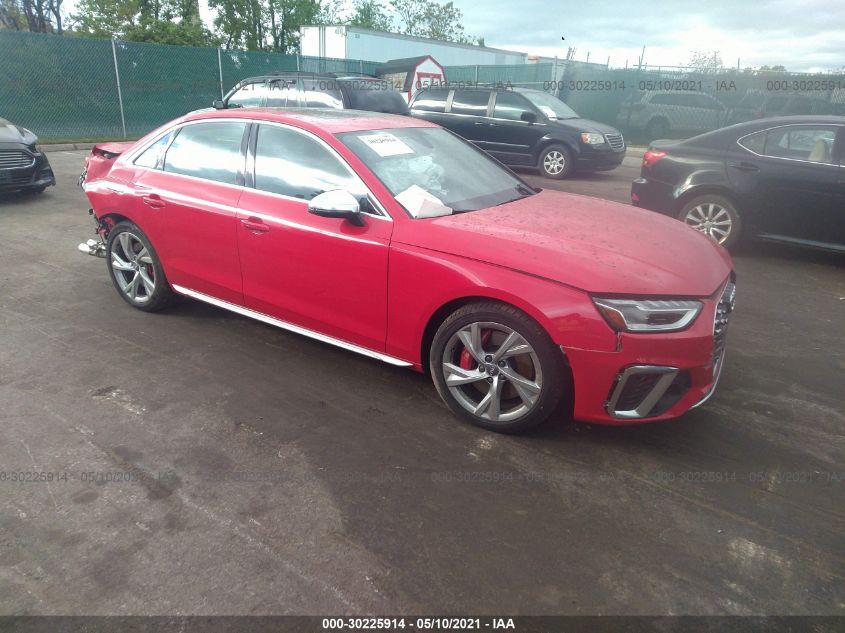 2021 AUDI S4, VIN: WAUB4AF40MA016290