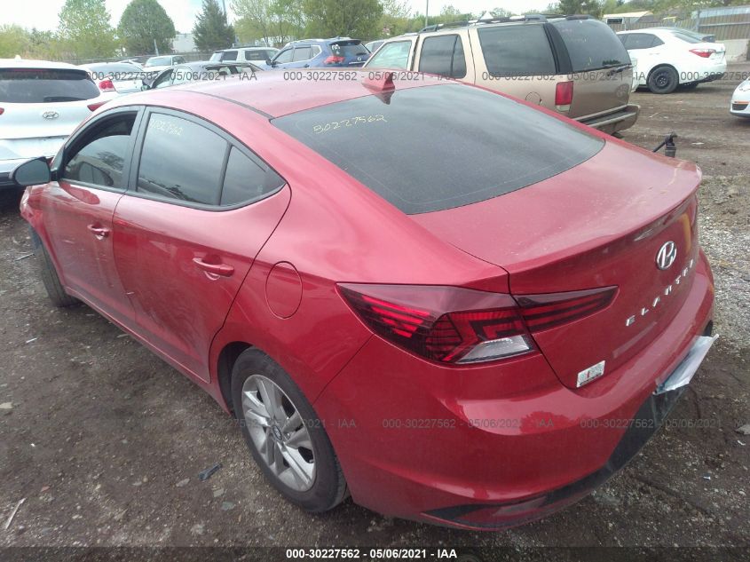 2020 HYUNDAI ELANTRA SEL 5NPD84LF2LH510780
