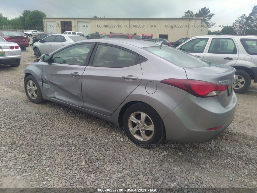 2015 HYUNDAI ELANTRA SE 5NPDH4AE2FH613132