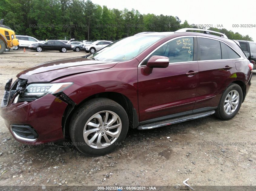 2016 ACURA RDX TECH PKG/TECH 5J8TB3H52GL004943