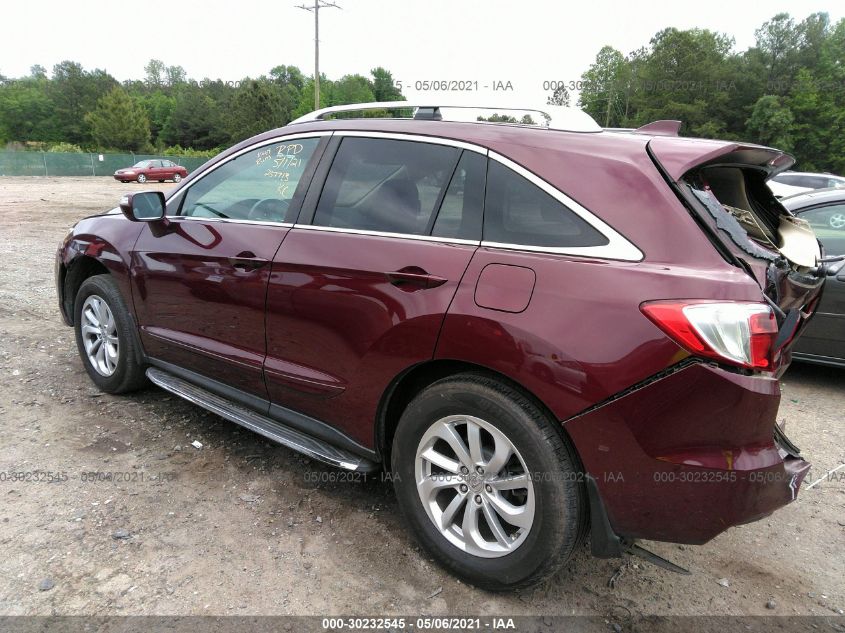 2016 ACURA RDX TECH PKG/TECH 5J8TB3H52GL004943