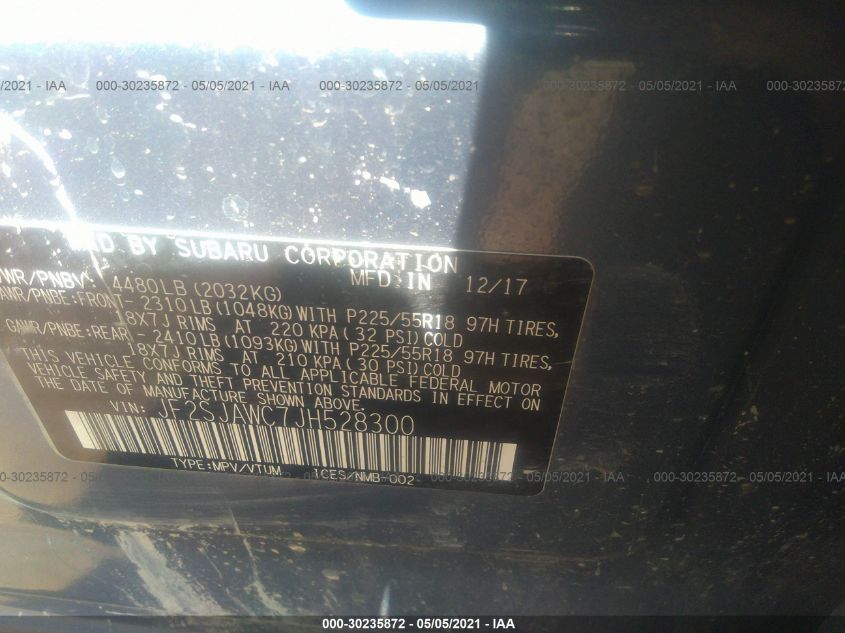 Фото: JF2SJAWC7JH528300 - 9