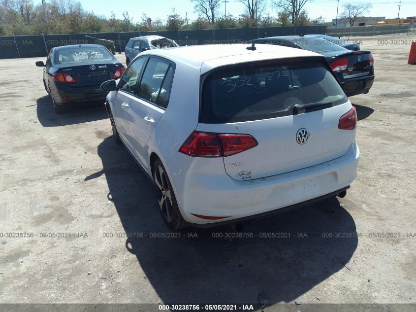 2015 VOLKSWAGEN GOLF GTI AUTOBAHN 3VW4T7AU4FM032326