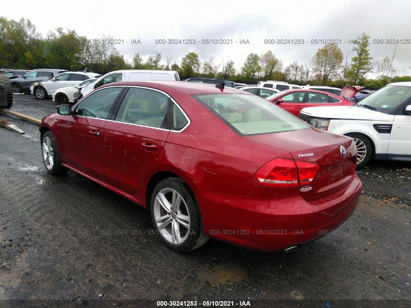 2015 VOLKSWAGEN PASSAT 2.0L TDI SE 1VWBV7A39FC085968