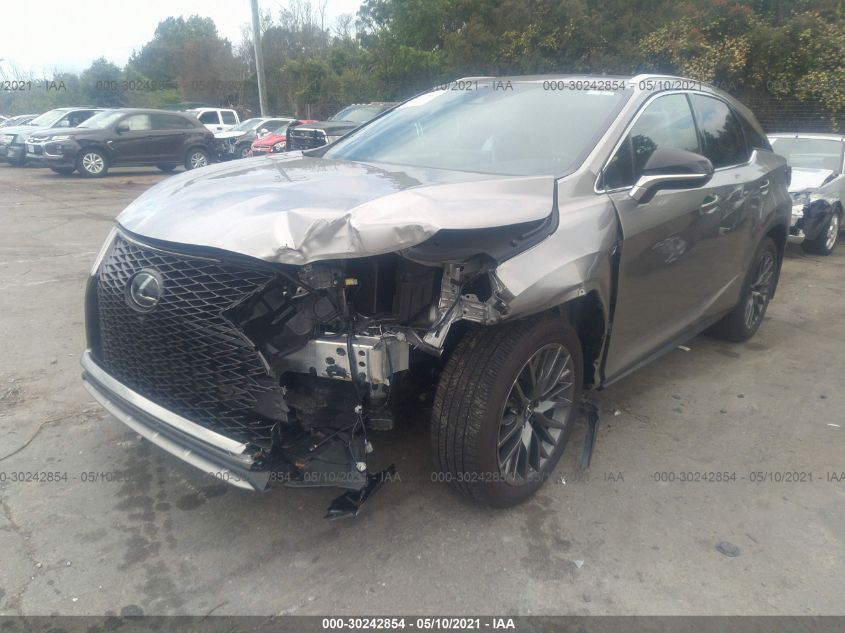 2021 LEXUS RX RX 350 F SPORT HANDLING 2T2YZMDAXMC271240