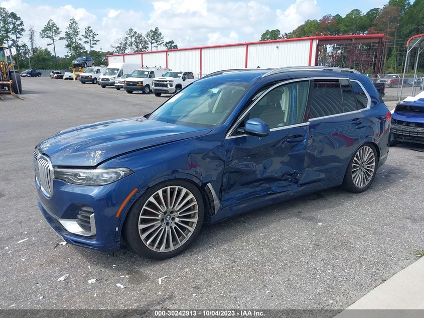 VIN 5UXCW2C06M9F51135 2021 BMW X7 XDRIVE40I