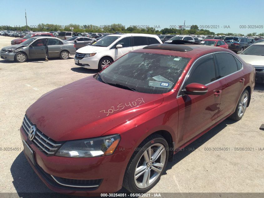 2015 VOLKSWAGEN PASSAT 2.0L TDI SE W/SUNROOF 1VWBV7A37FC059501