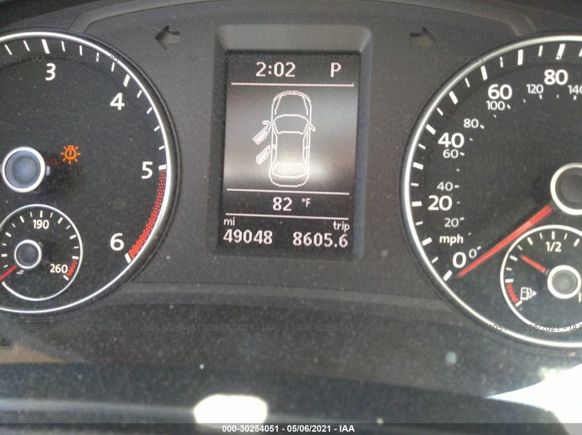 2015 VOLKSWAGEN PASSAT 2.0L TDI SE W/SUNROOF 1VWBV7A37FC059501