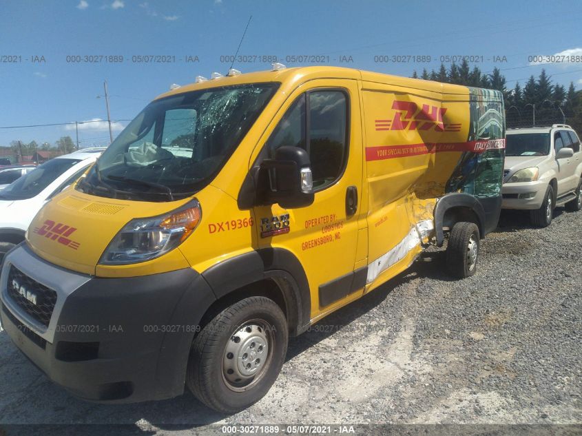 2019 RAM PROMASTER CARGO VAN 3C6TRVAG2KE540706