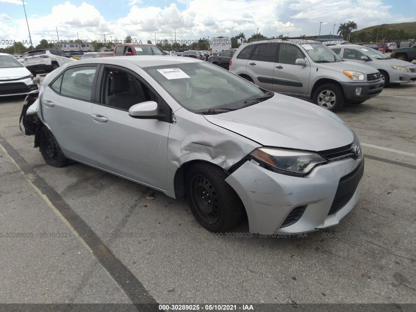 Lot #2524271960 2016 TOYOTA COROLLA LE salvage car