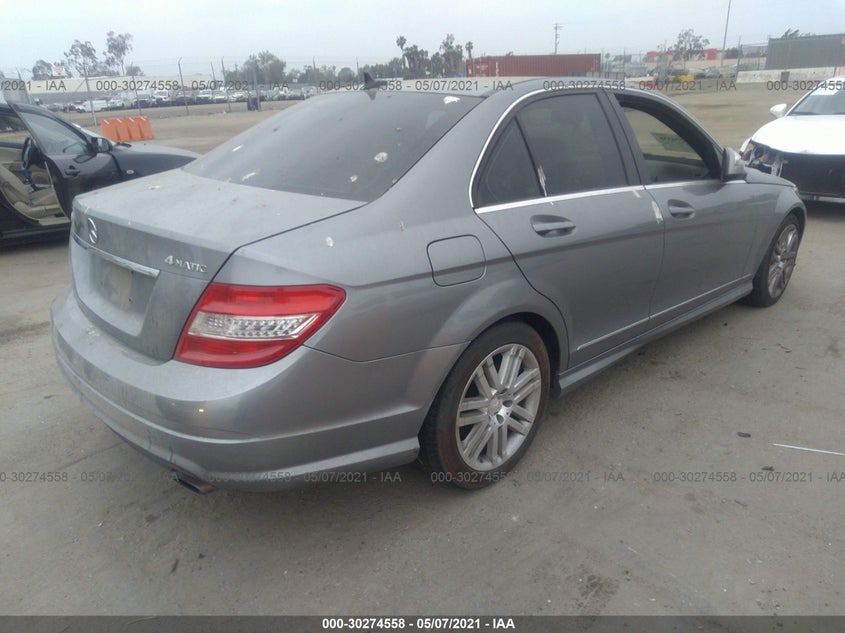 2008 MERCEDES-BENZ C 300 VIN: WDDGF81X38F131736