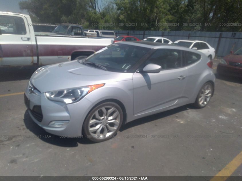 2013 HYUNDAI VELOSTER W/BLACK INT KMHTC6AD6DU163304