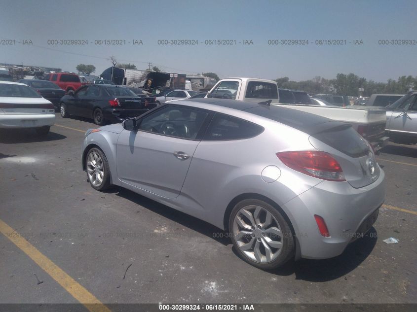 2013 HYUNDAI VELOSTER W/BLACK INT KMHTC6AD6DU163304