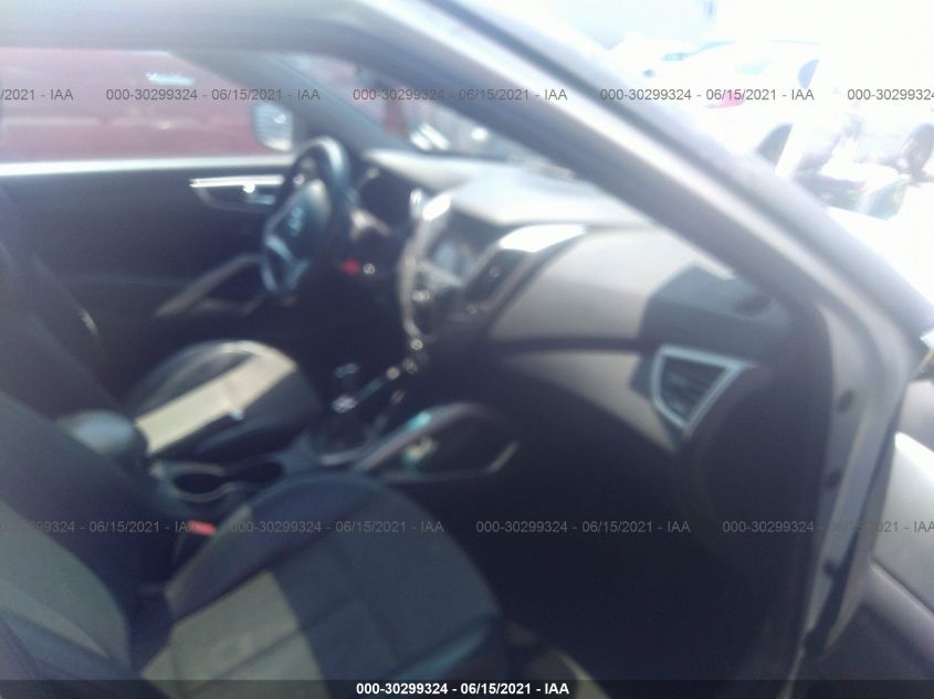 2013 HYUNDAI VELOSTER W/BLACK INT KMHTC6AD6DU163304