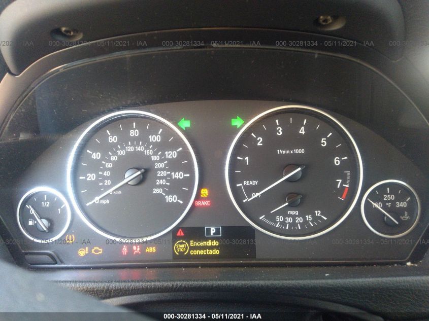 2014 BMW 3 SERIES 320I WBA3B1C50EK131426