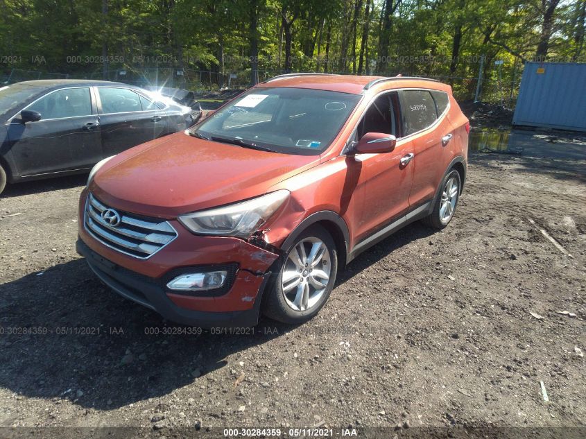 2013 HYUNDAI SANTA FE 2.0T SPORT 5XYZUDLA3DG064993
