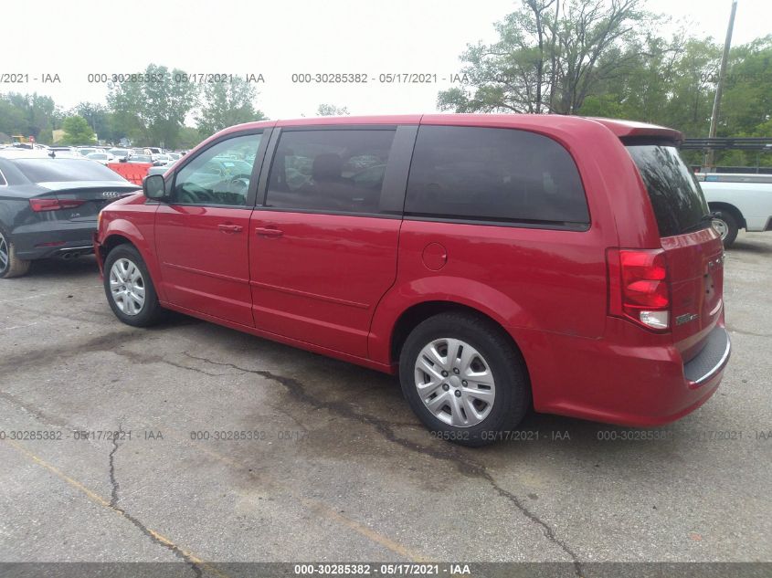 2014 DODGE GRAND CARAVAN SE 2C4RDGBG2ER261805