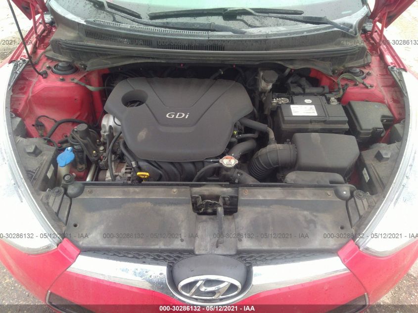 2013 HYUNDAI VELOSTER W/GRAY INT KMHTC6AD4DU133654