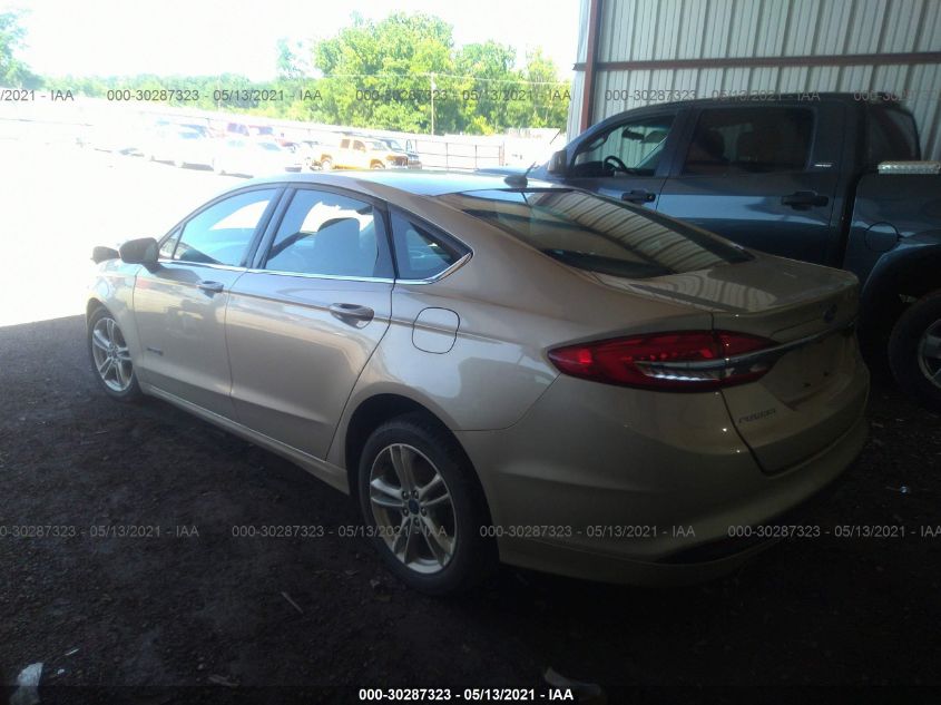 2018 FORD FUSION HYBRID SE 3FA6P0LU3JR102663