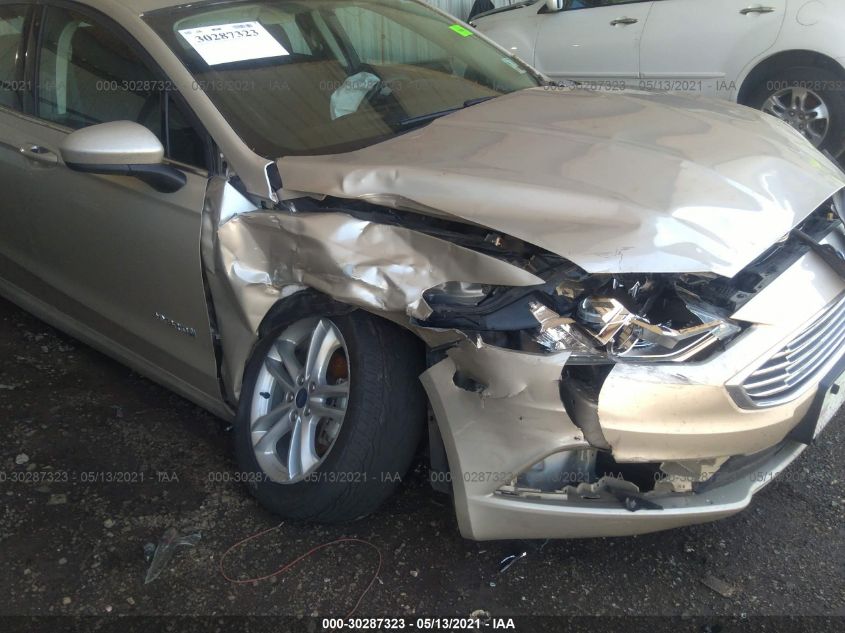 2018 FORD FUSION HYBRID SE 3FA6P0LU3JR102663