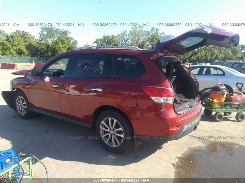 2015 NISSAN PATHFINDER SV 5N1AR2MM4FC683097