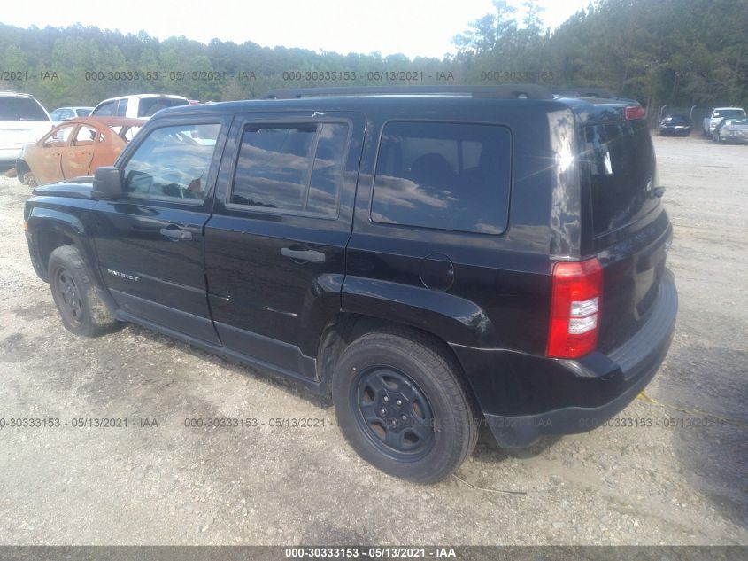 2016 JEEP PATRIOT SPORT 1C4NJPBA1GD783818