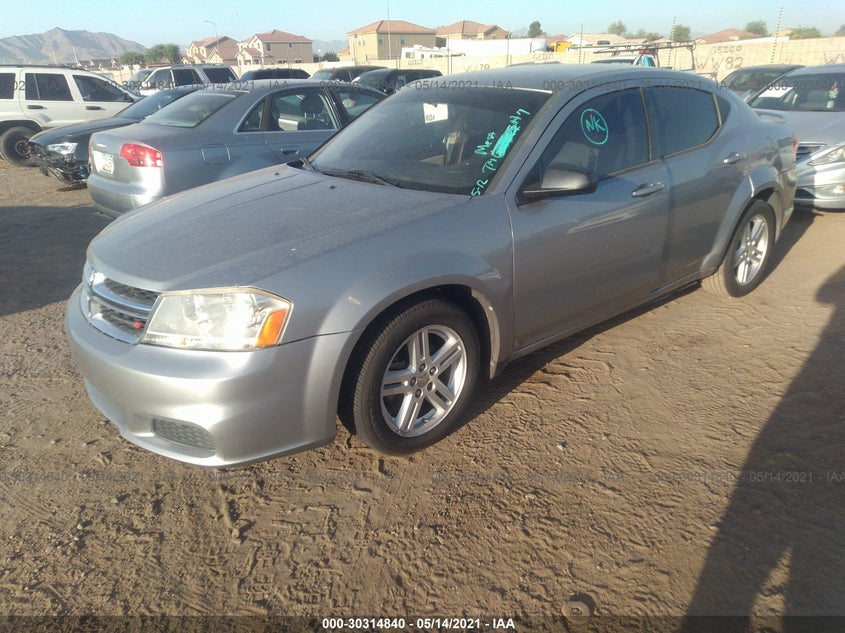 2013 DODGE AVENGER VIN: 1C3CDZAG9DN616519