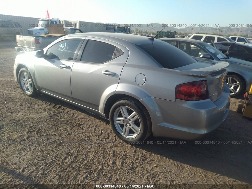 2013 DODGE AVENGER VIN: 1C3CDZAG9DN616519