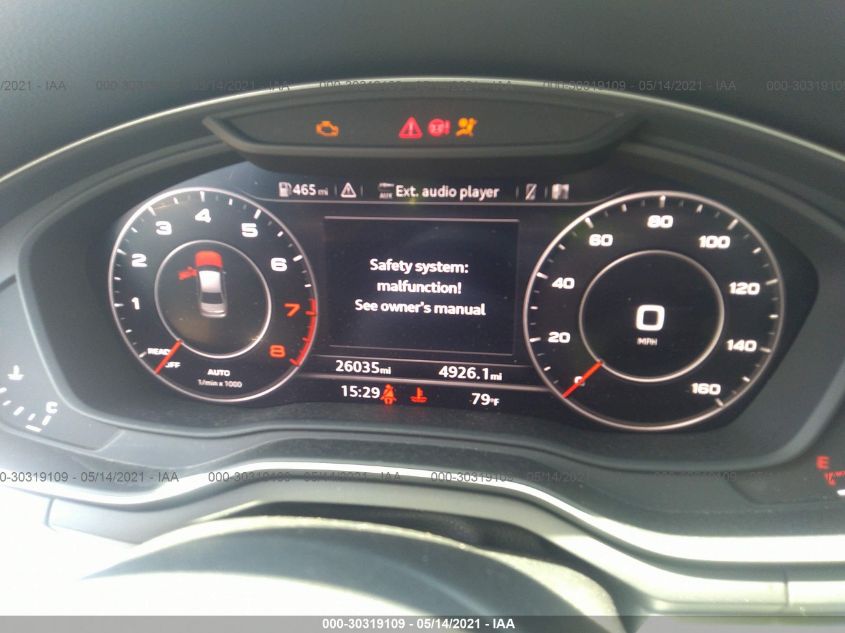 2017 AUDI A4 PREMIUM PLUS WAUPNAF43HN068241