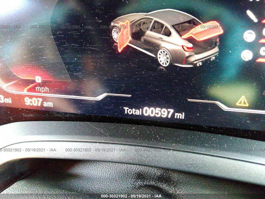 2021 BMW M3 VIN: WBS53AY01MFL02237