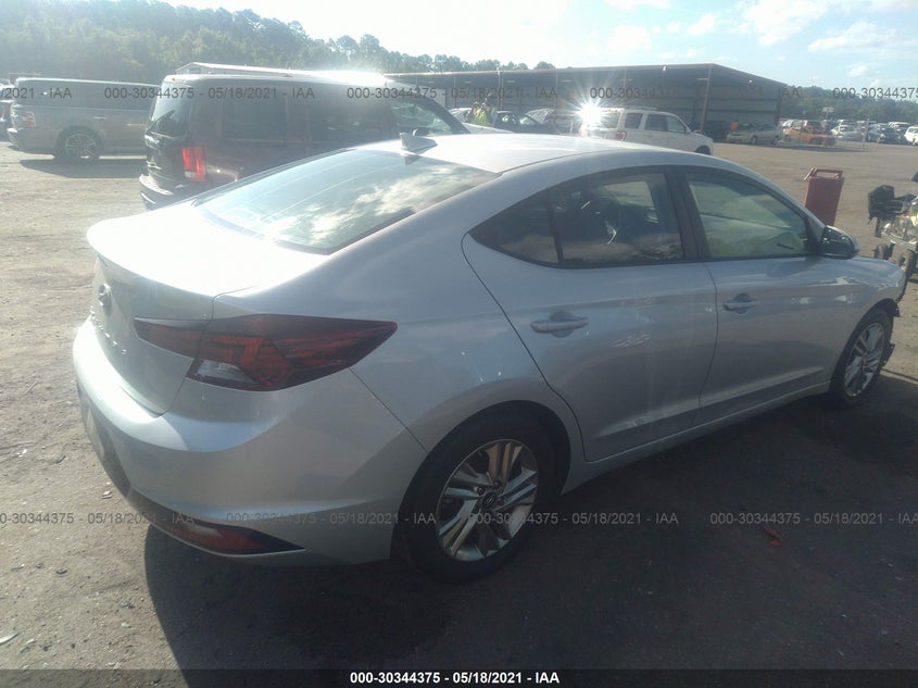 2019 HYUNDAI ELANTRA VIN: 5NPD84LF7KH430261