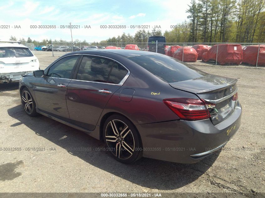 2016 HONDA ACCORD SEDAN SPORT 1HGCR2F56GA045063
