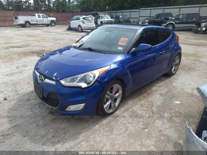 2013 HYUNDAI VELOSTER W/BLACK INT KMHTC6AD8DU112886
