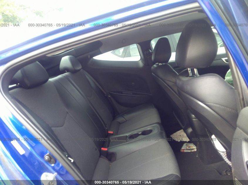 2013 HYUNDAI VELOSTER W/BLACK INT KMHTC6AD8DU112886