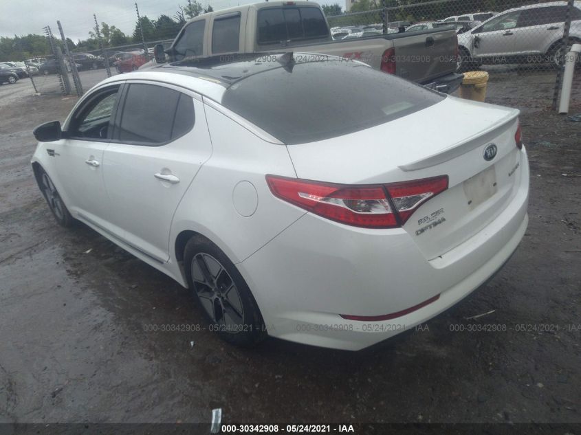 2013 KIA OPTIMA HYBRID EX KNAGM4AD7D5053022