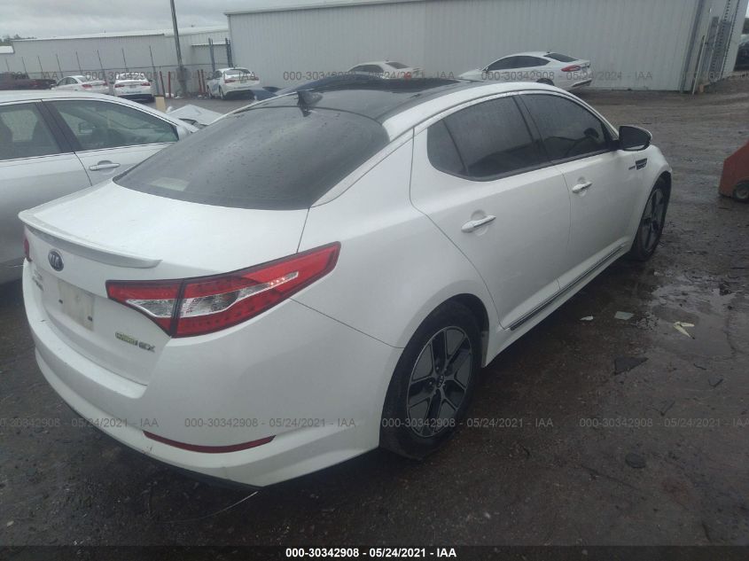 2013 KIA OPTIMA HYBRID EX KNAGM4AD7D5053022