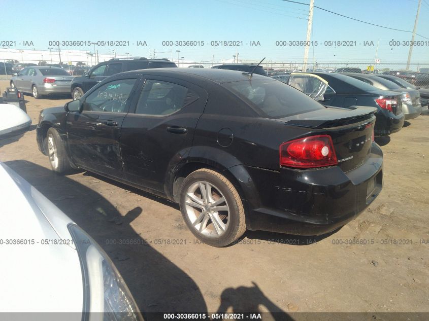 2013 DODGE AVENGER SXT 1C3CDZCG3DN624533