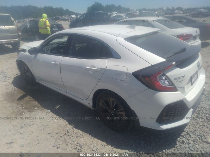 2019 HONDA CIVIC HATCHBACK EX SHHFK7H66KU207646