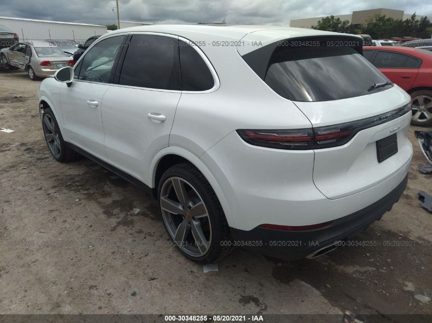 Auction sale of the 2020 PORSCHE CAYENNE , vin: WP1AA2AY1LDA08900, lot number: 30348255